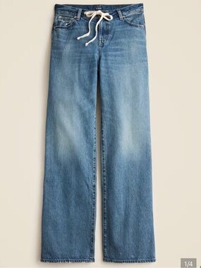 JCrew Light Blue Wide-Leg Jeans